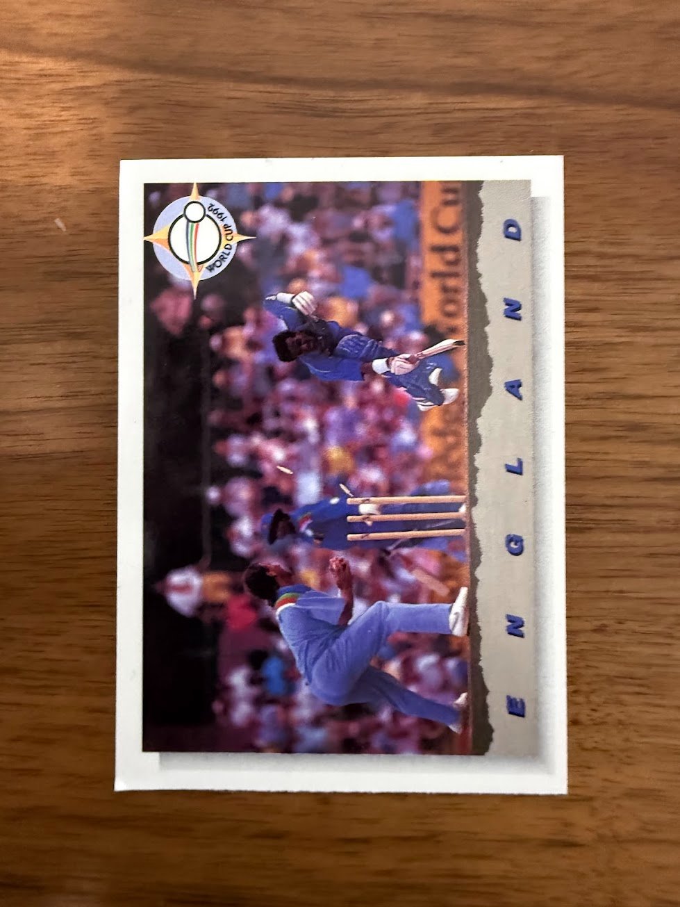 1992 World Cup Cricket England Team Card (Generic) Base - Trading Card Image