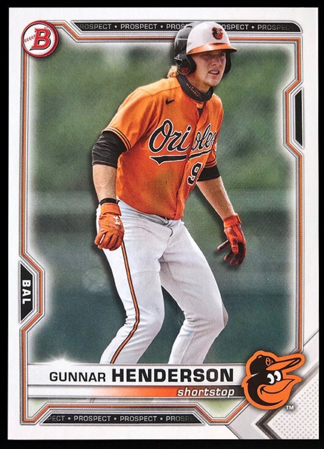 Gunnar Henderson - 2021 Bowman Draft Base