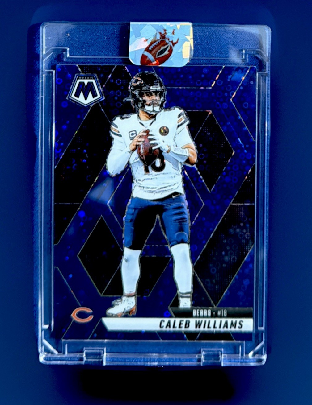 Caleb Williams - Blue Mosaic Prizm Blue Mosaic Prizm - Trading Card Image
