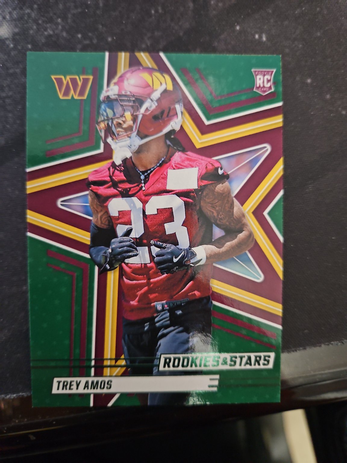 Trey Amos - Rookies & Stars RC Base - Trading Card Image