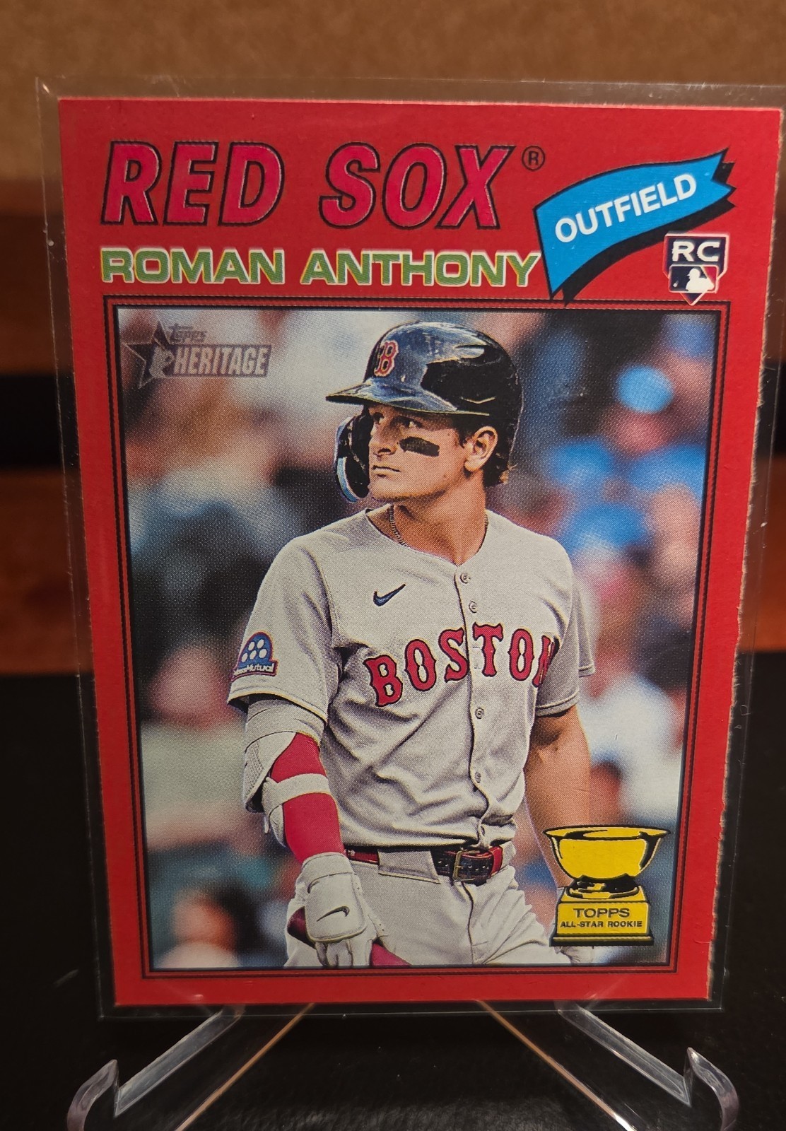 Roman Anthony - Red Sox Outfield RC Base - Trading Card Image