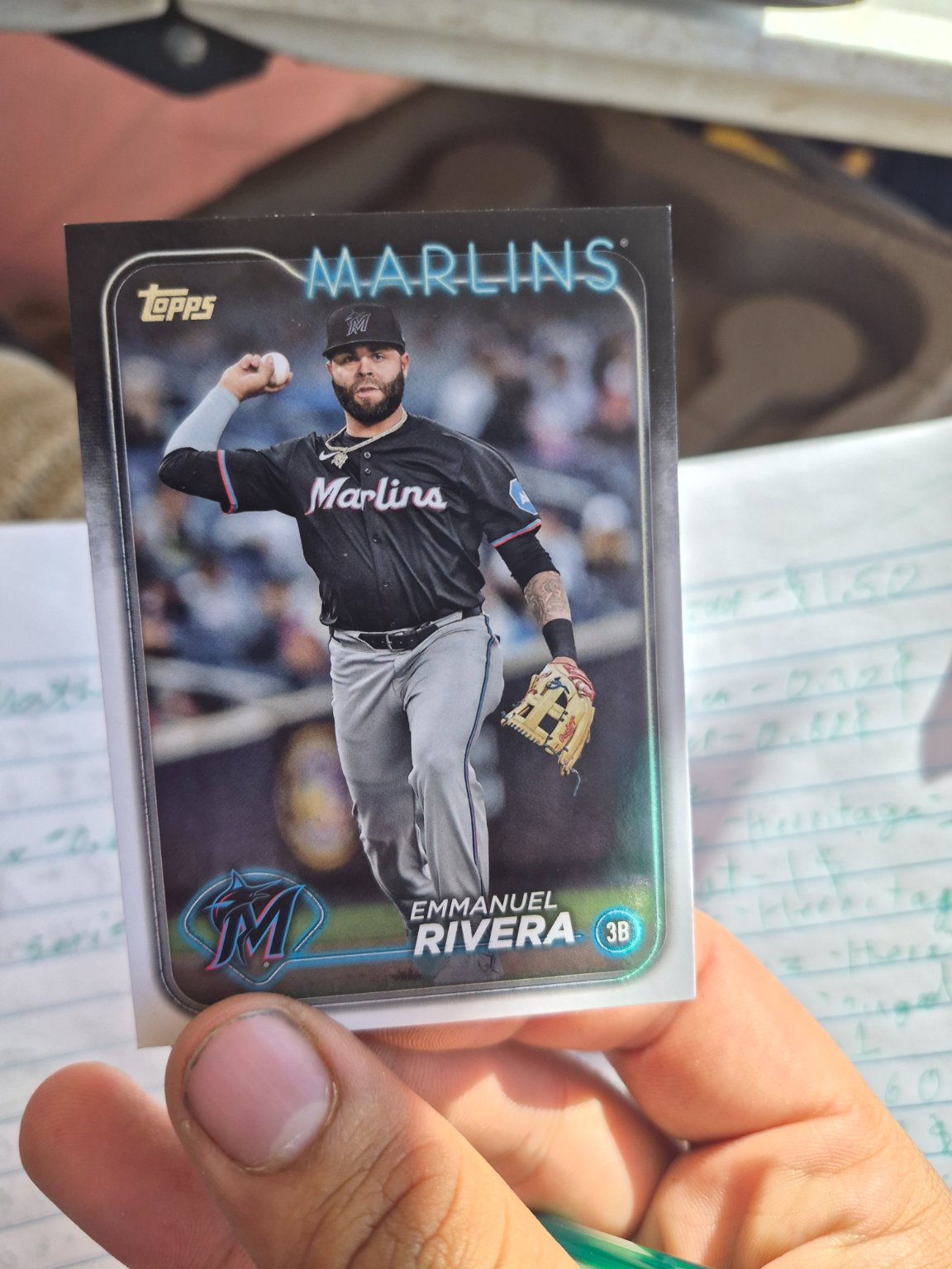 Emmanuel Rivera 2024 Topps Update Series Base Base - Trading Card Image