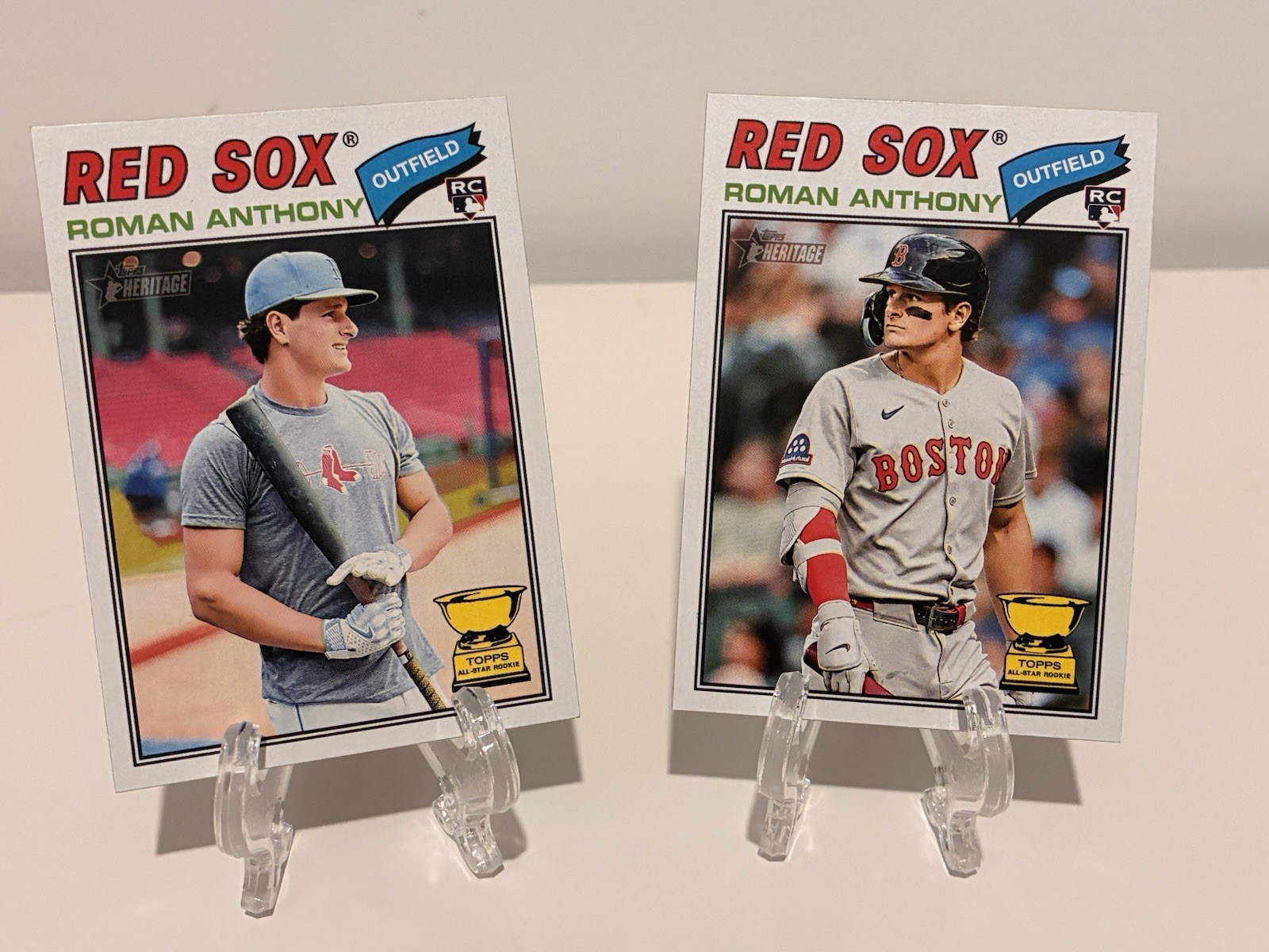 Roman Anthony - Topps Heritage Base Rookie Card Base - Trading Card Image