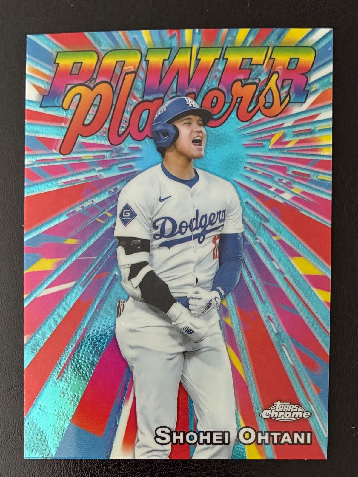 Shohei Ohtani Power Players Refractor Insert Power Players Refractor - Trading Card Image