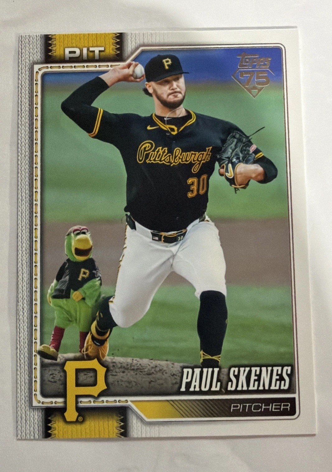 Paul Skenes - Topps 75th Anniversary (Base) Base - Trading Card Image