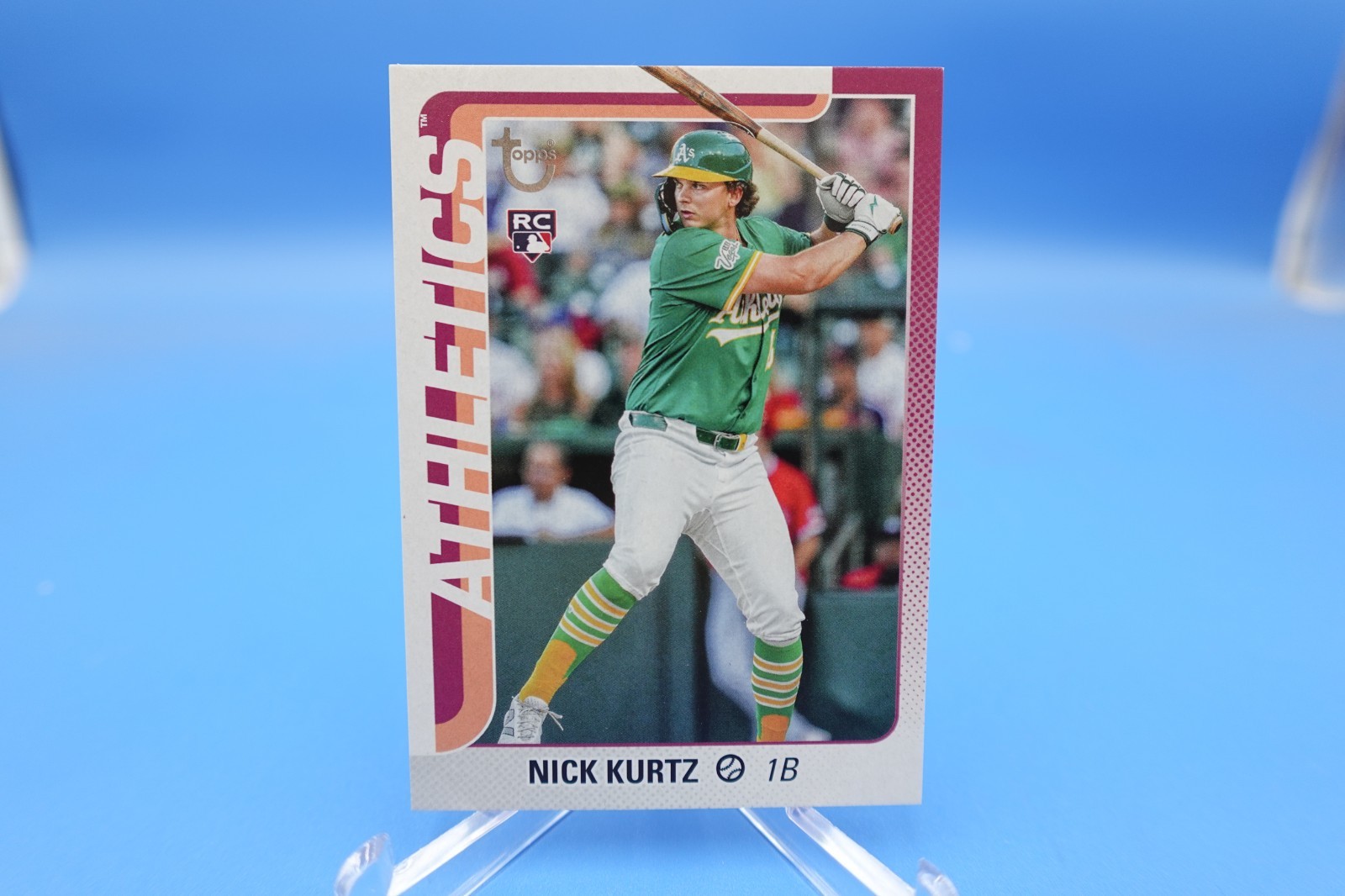 Nick Kurtz 2024 Topps RC Pink Parallel Pink Parallel - Trading Card Image