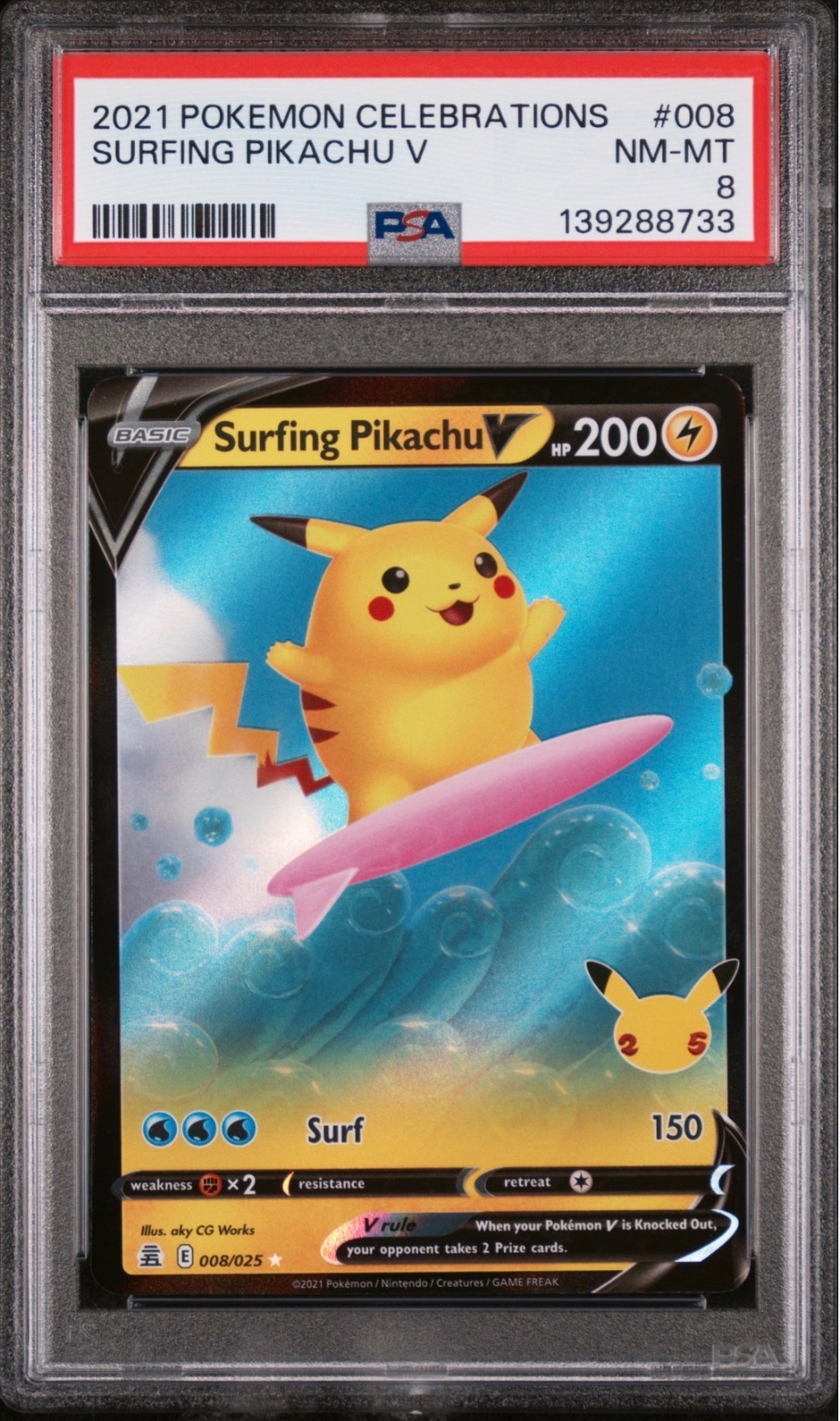 Surfing Pikachu V