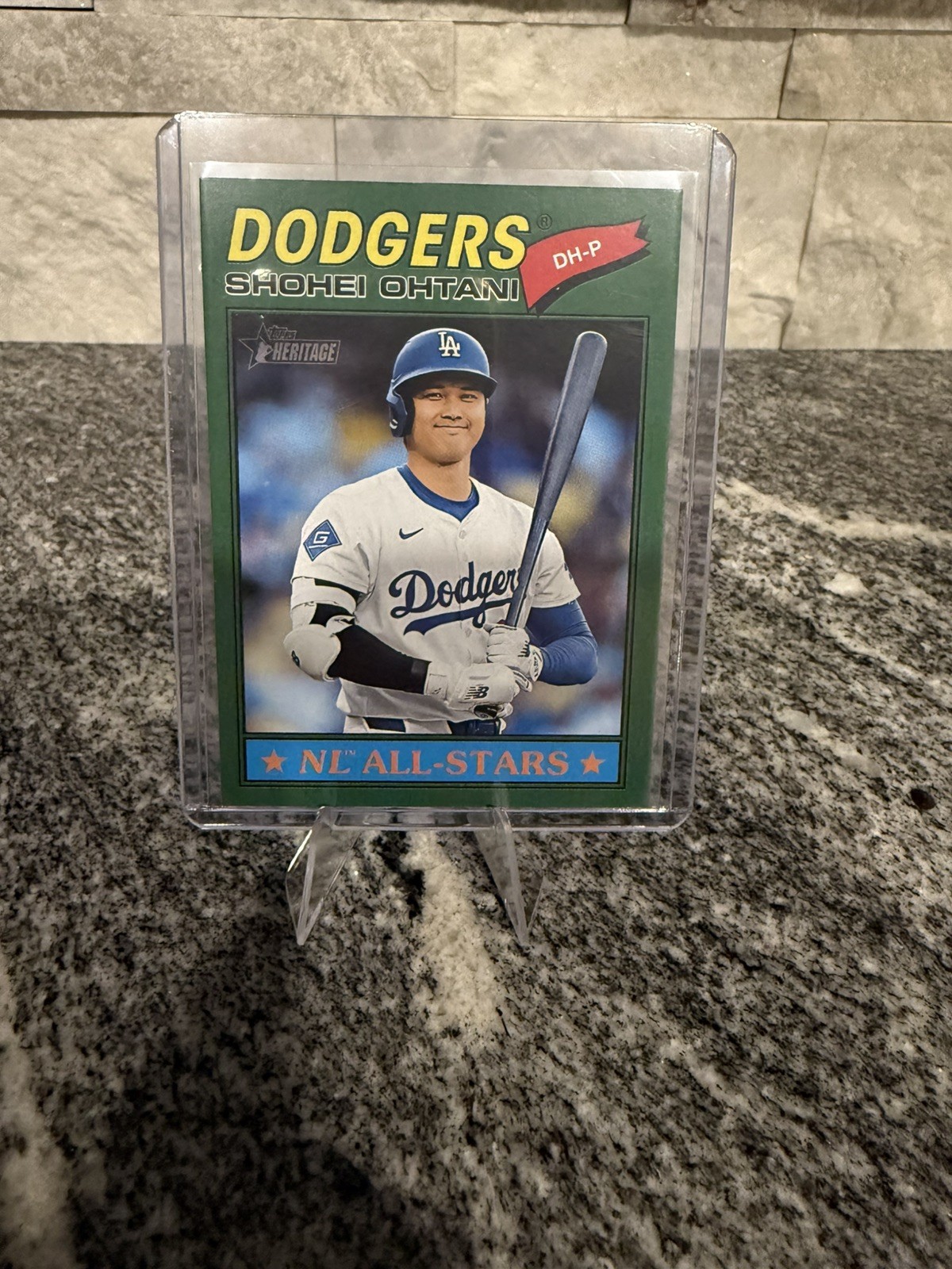 Shohei Ohtani 2024 Topps Heritage Base Card Base - Trading Card Image