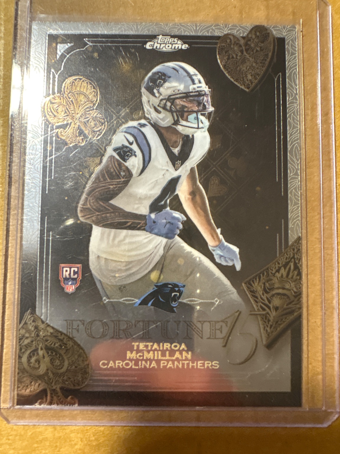 Tetairoa McMillan Fortune 15 Rookie Card Base - Trading Card Image