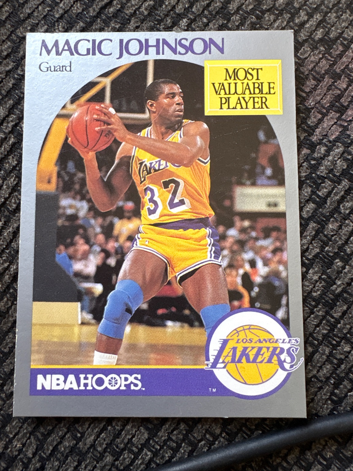 Magic Johnson - Most Valuable Player Base - Trading Card Image