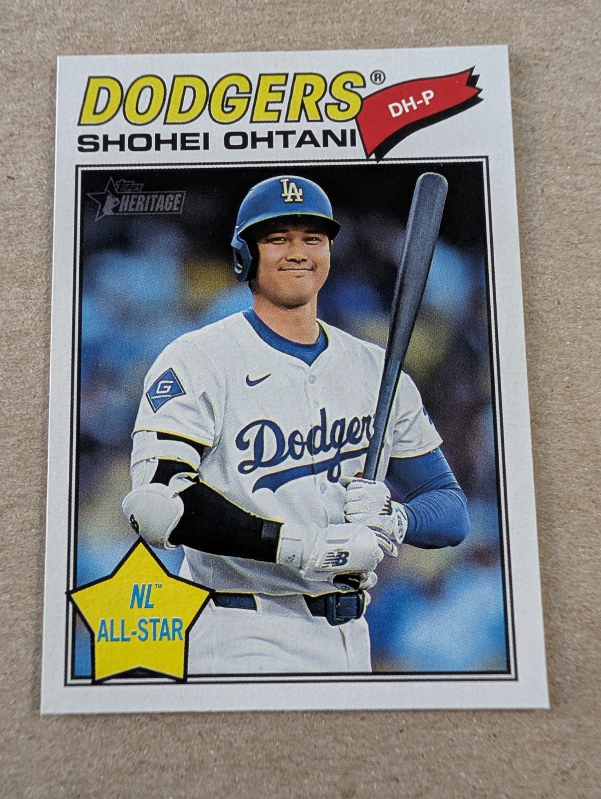Shohei Ohtani Topps Heritage NL All-Star DH-P NL All-Star DH-P - Trading Card Image