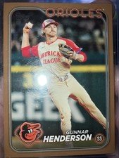 Gunnar Henderson 2023 Topps Archives (Gold Foil) Gold Foil - Trading Card Image