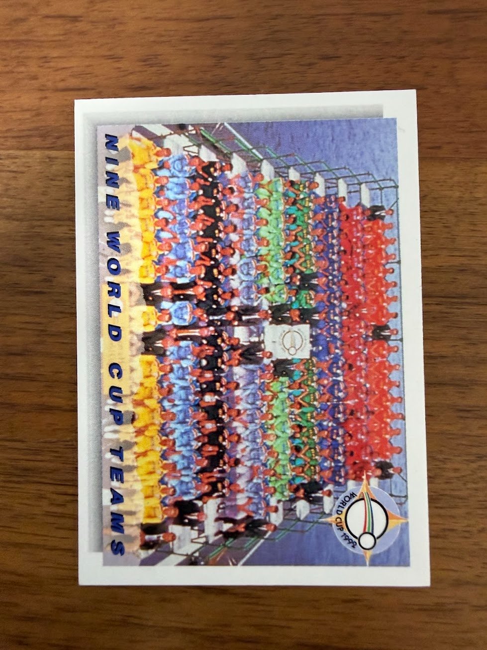 Nine World Cup Teams Base - Trading Card Image
