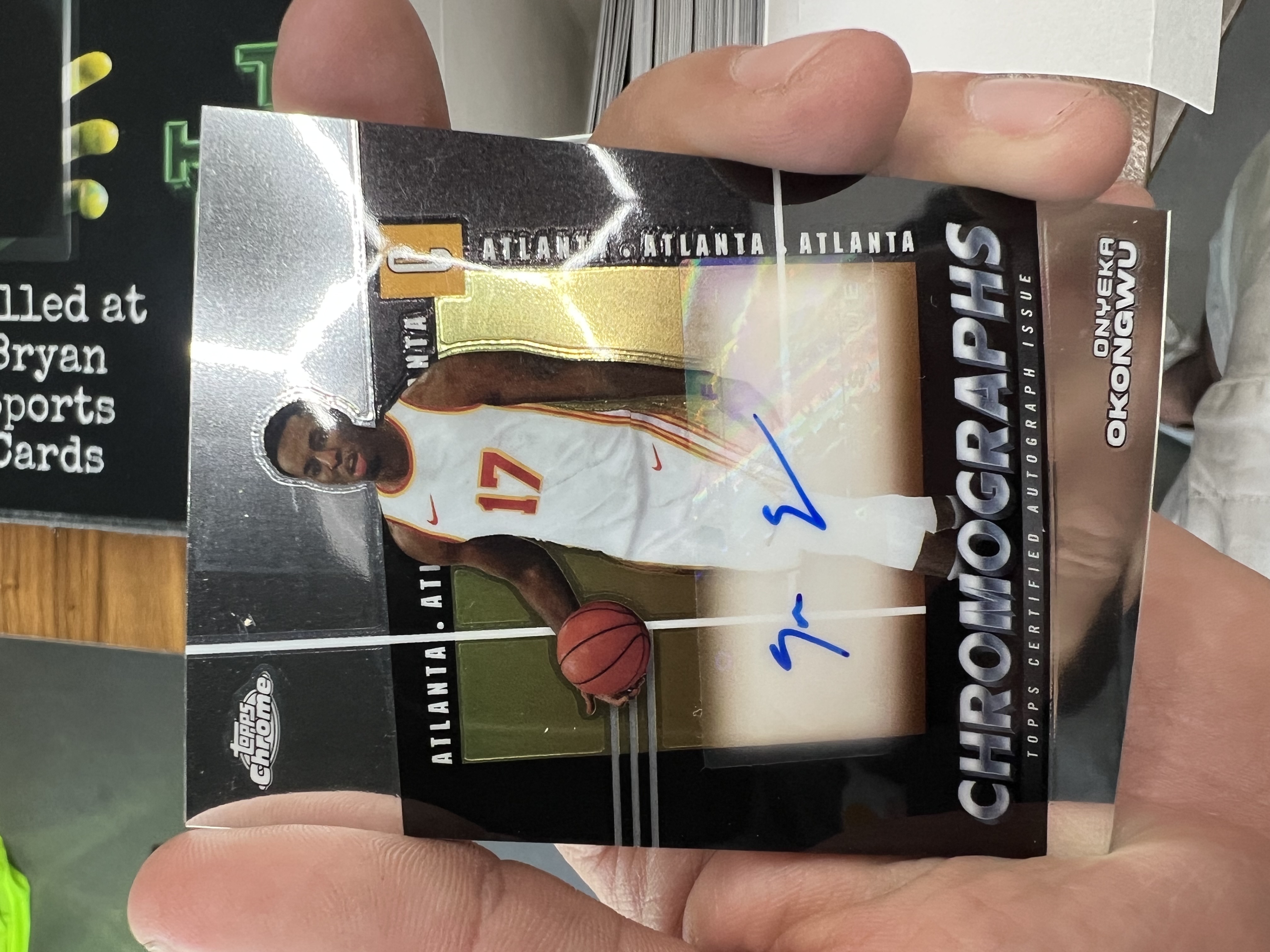 Onyeka Okongwu Chromographs Autograph Issue Autograph Issue Near Mint - Trading Card Image