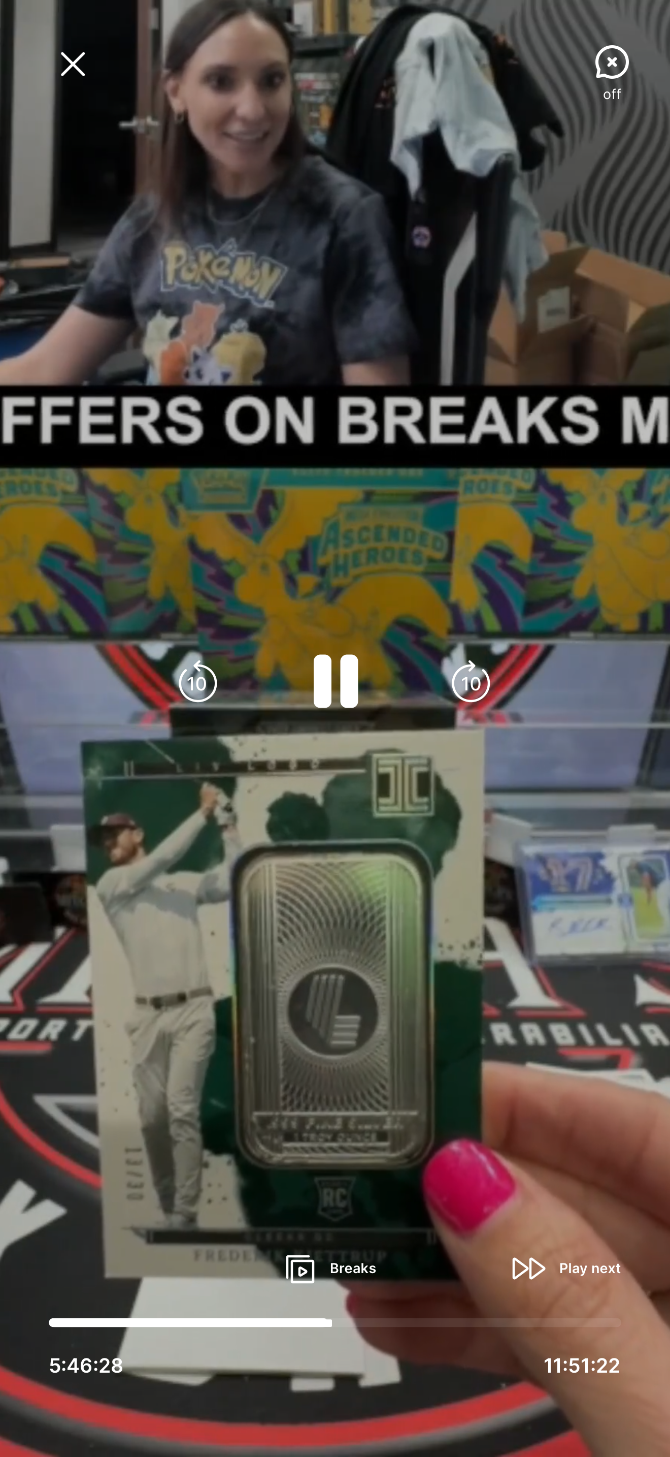 Frederik Kjettrup 2024 Panini Impeccable LIV Golf Silver Bar Rookie Card Silver Bar /30 Near Mint - Trading Card Image