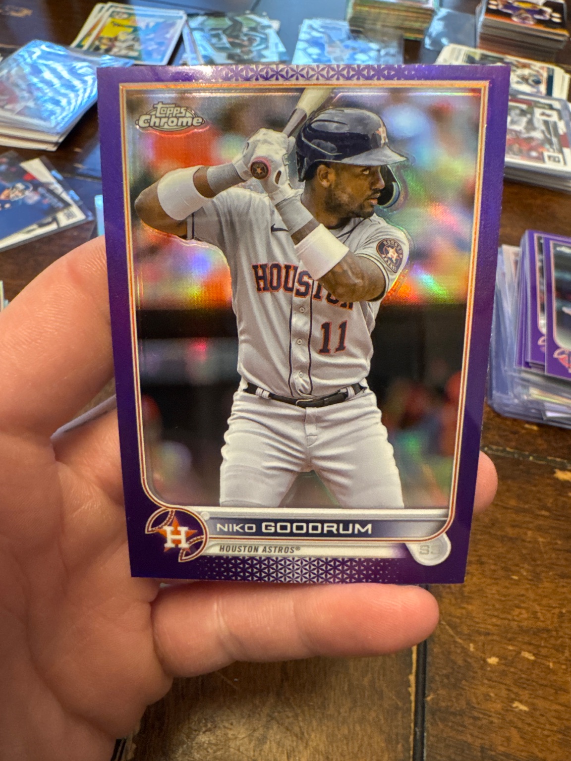 Niko Goodrum - Purple Refractor Purple Refractor - Trading Card Image