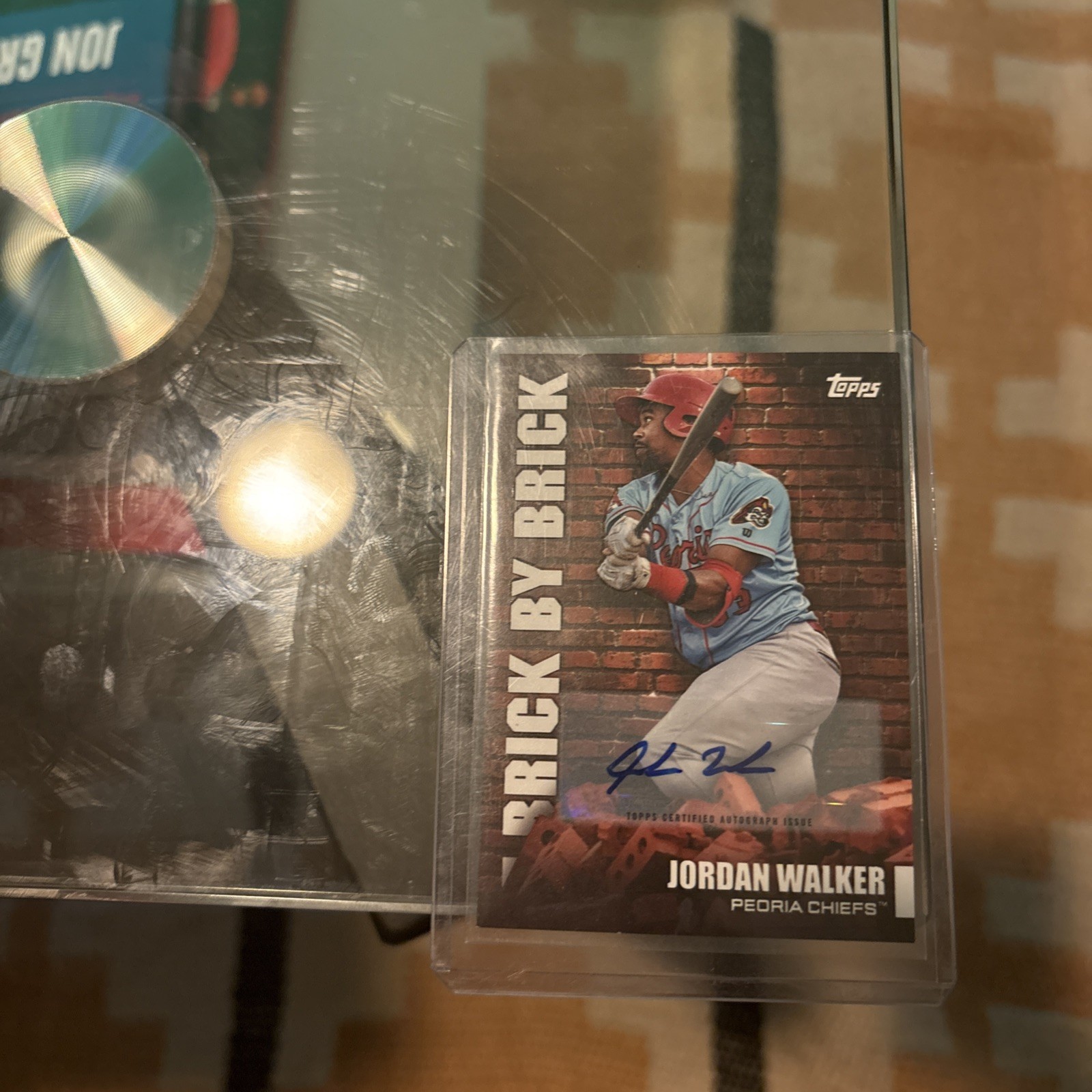 Jordan Walker Brick By Brick Base Autograph - Trading Card Image
