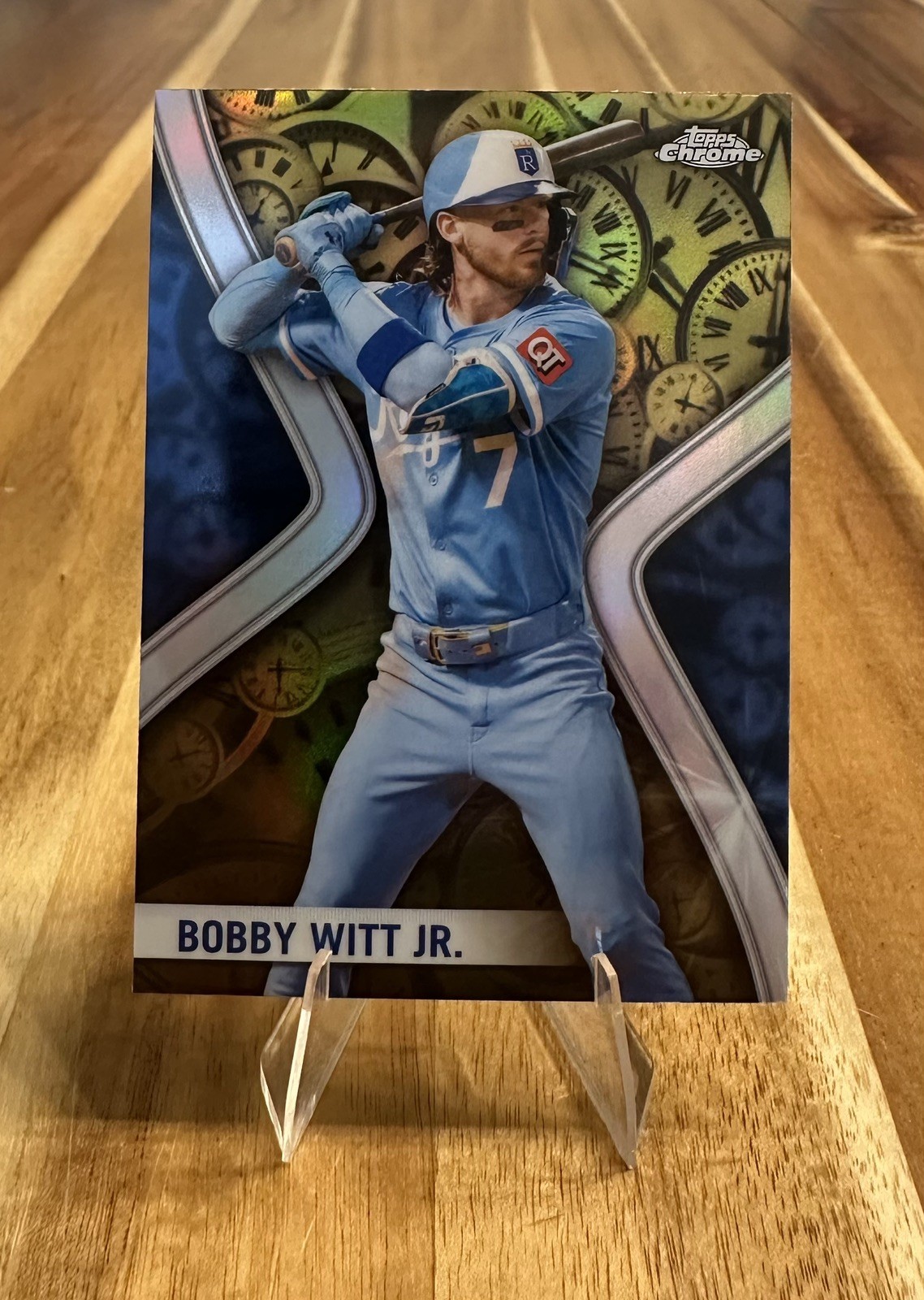 Bobby Witt Jr. - Time Warp Insert Refractor - Trading Card Image
