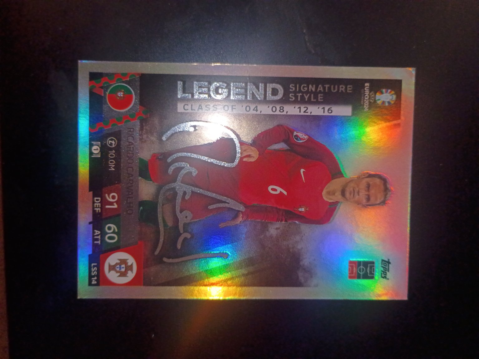 Ricardo Carvalho Legend Signature Style Holo Foil - Trading Card Image