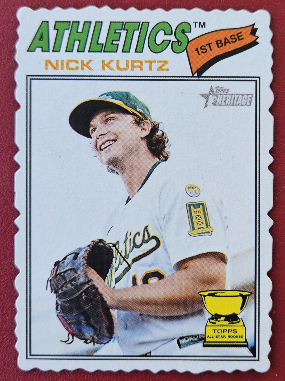 Nick Kurtz - 1st Base Base (Perforated) - Trading Card Image