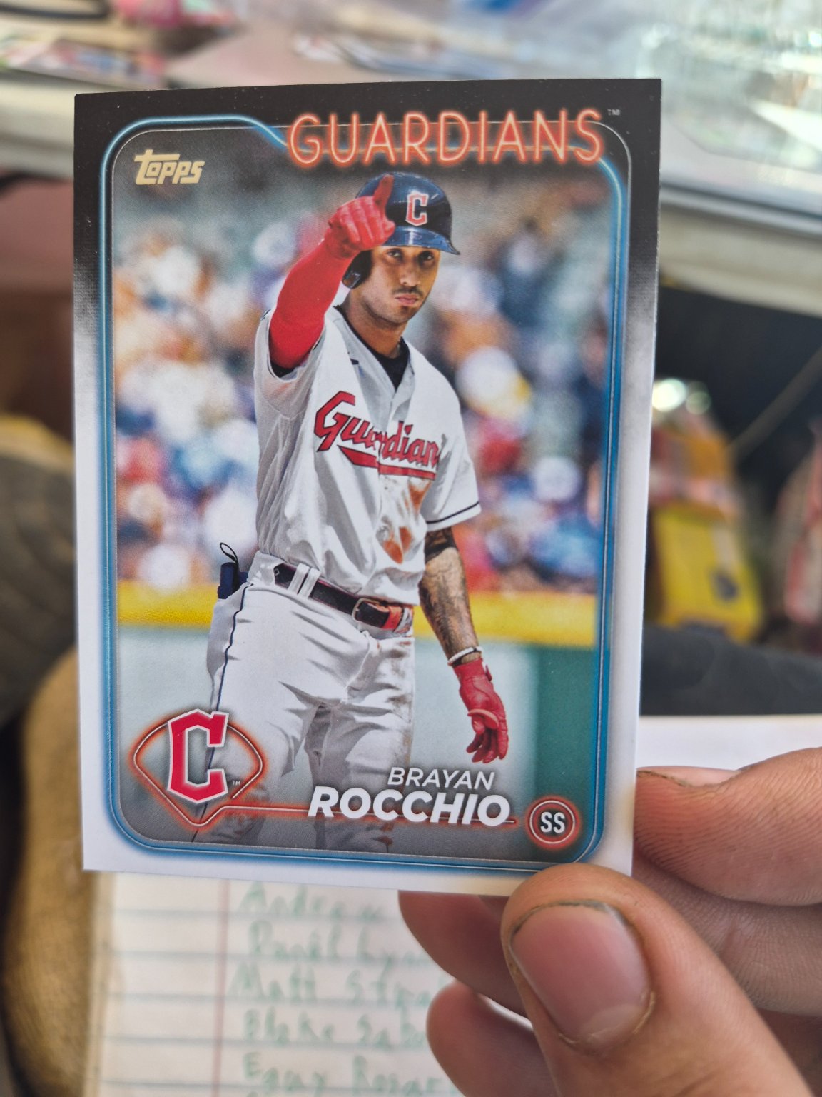 Brayan Rocchio - Topps Series Two Base - Trading Card Image