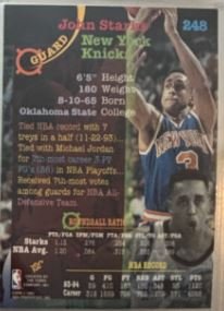 John Starks #248 Base - Trading Card Image