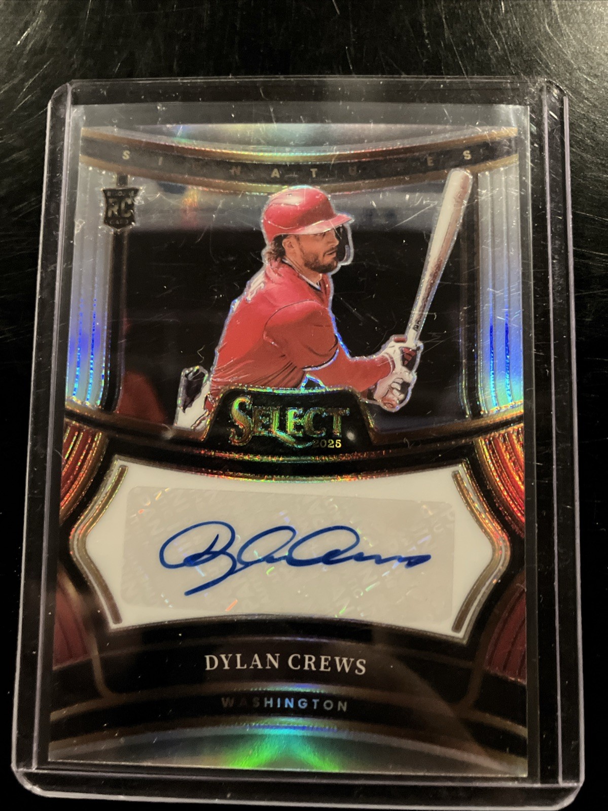 Dylan Crews 2025 Panini Select Rookie Silver Prizm - Trading Card Image