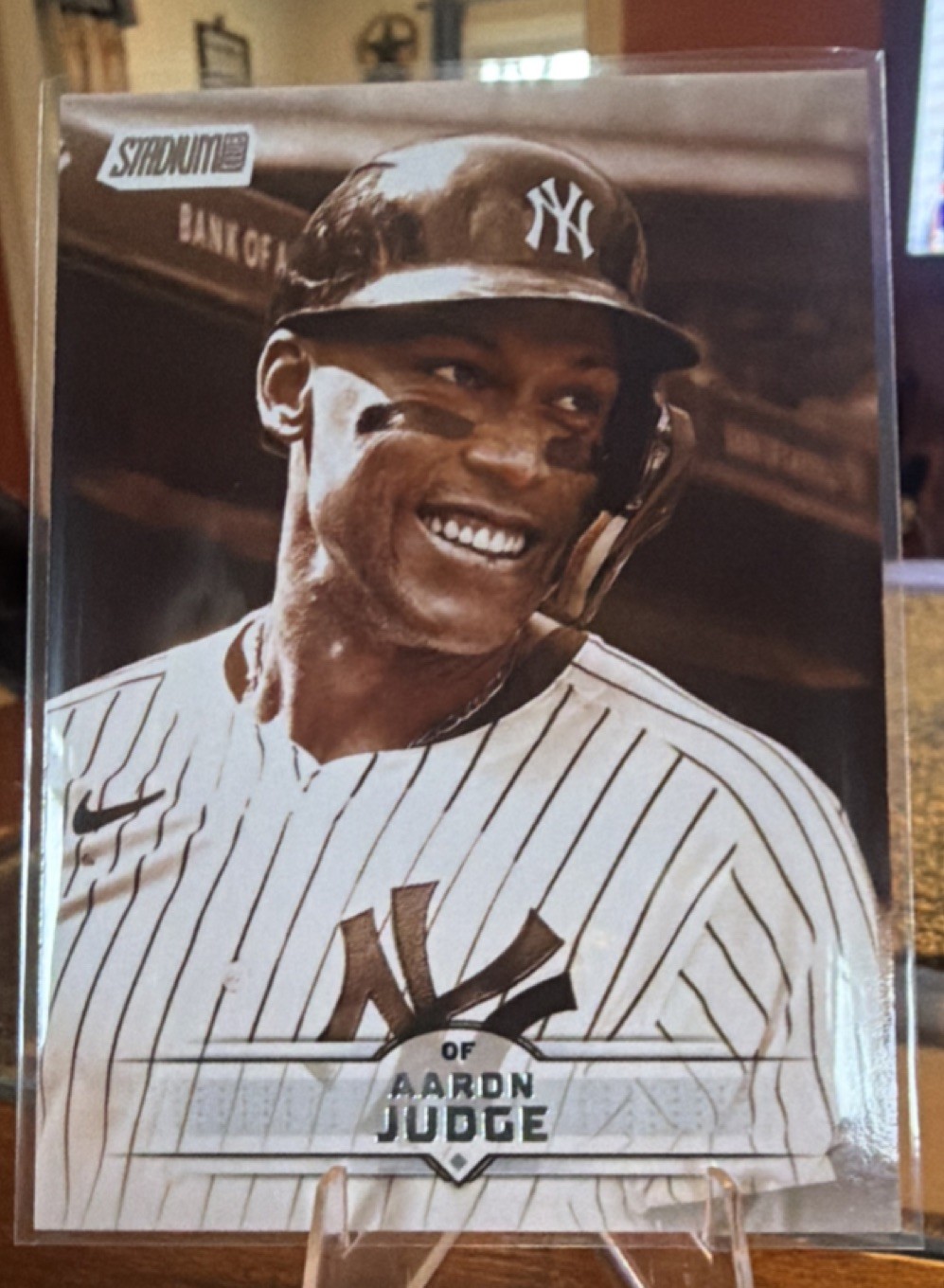 Aaron Judge - Stadium Club Black & White Image Variation Black & White Image Variation - Trading Card Image