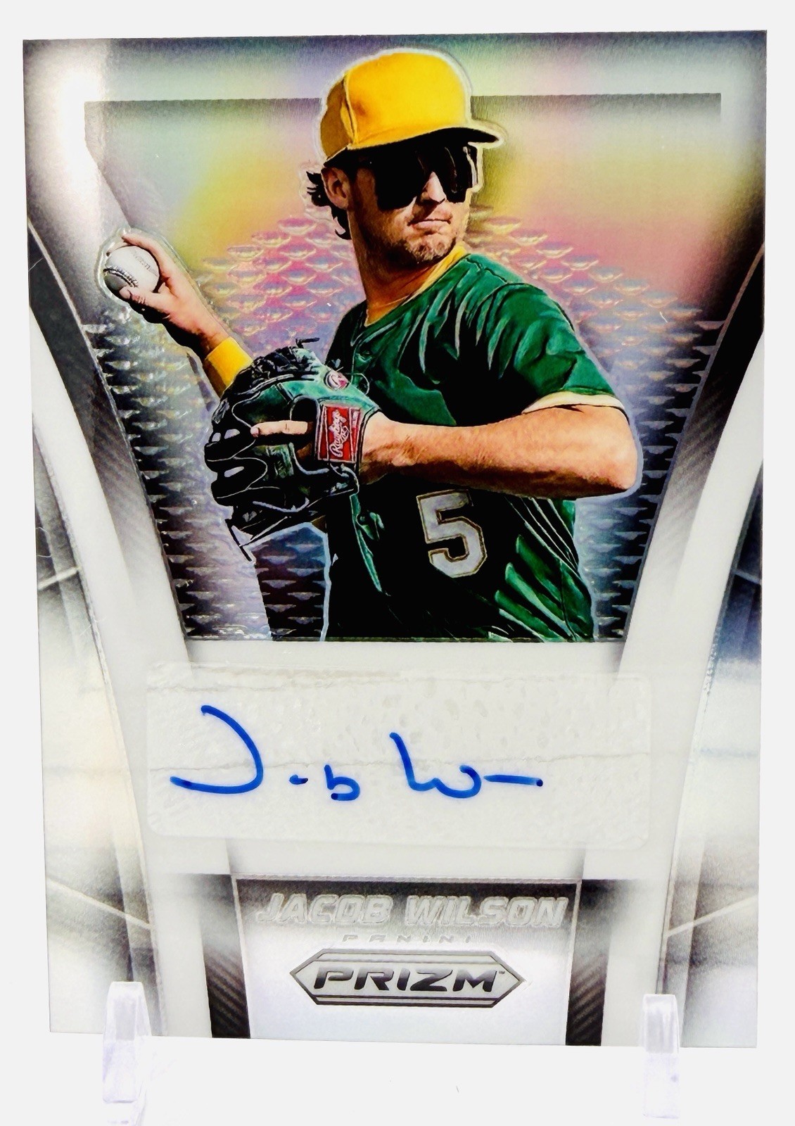 Jacob Wilson 2023 Panini Prizm Draft Picks Prizm Silver Prizm - Trading Card Image