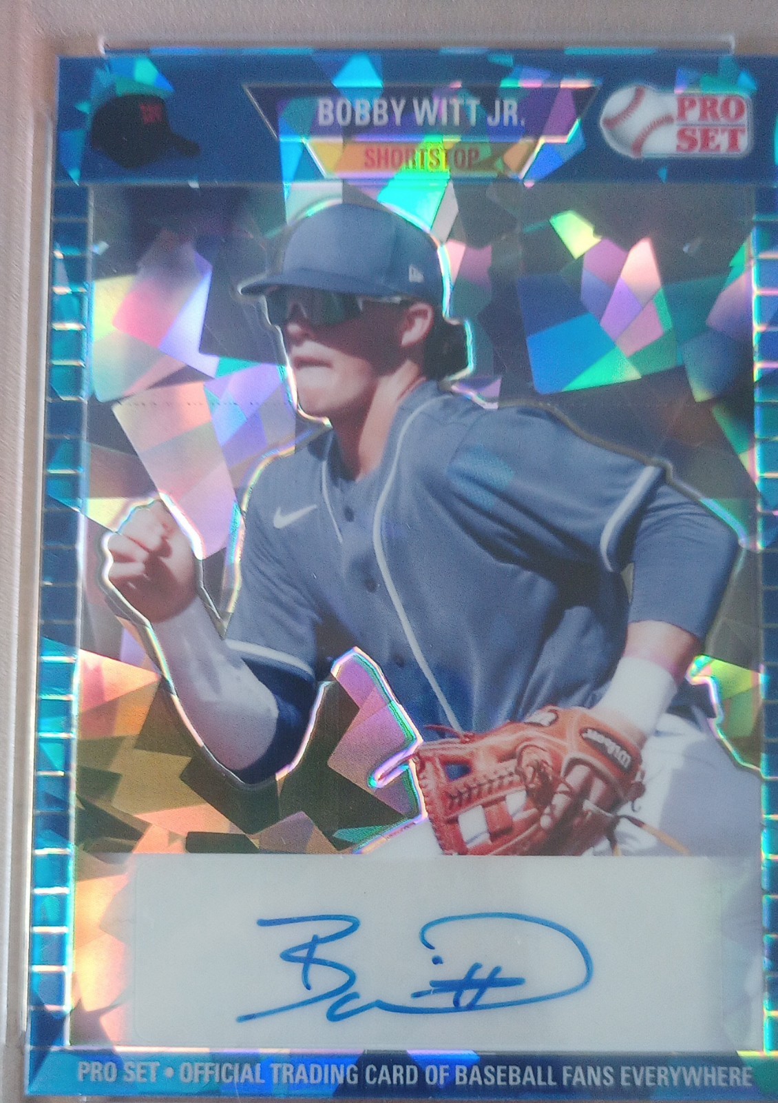 Bobby Witt Jr. 2023 Topps Pro Debut Sapphire Edition Sapphire Edition Autograph - Trading Card Image