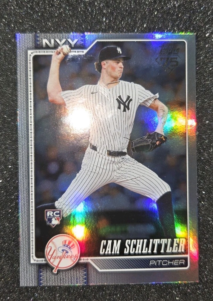 Cam Schlittler - Rainbow Foil Rookie Card Rainbow Foil - Trading Card Image