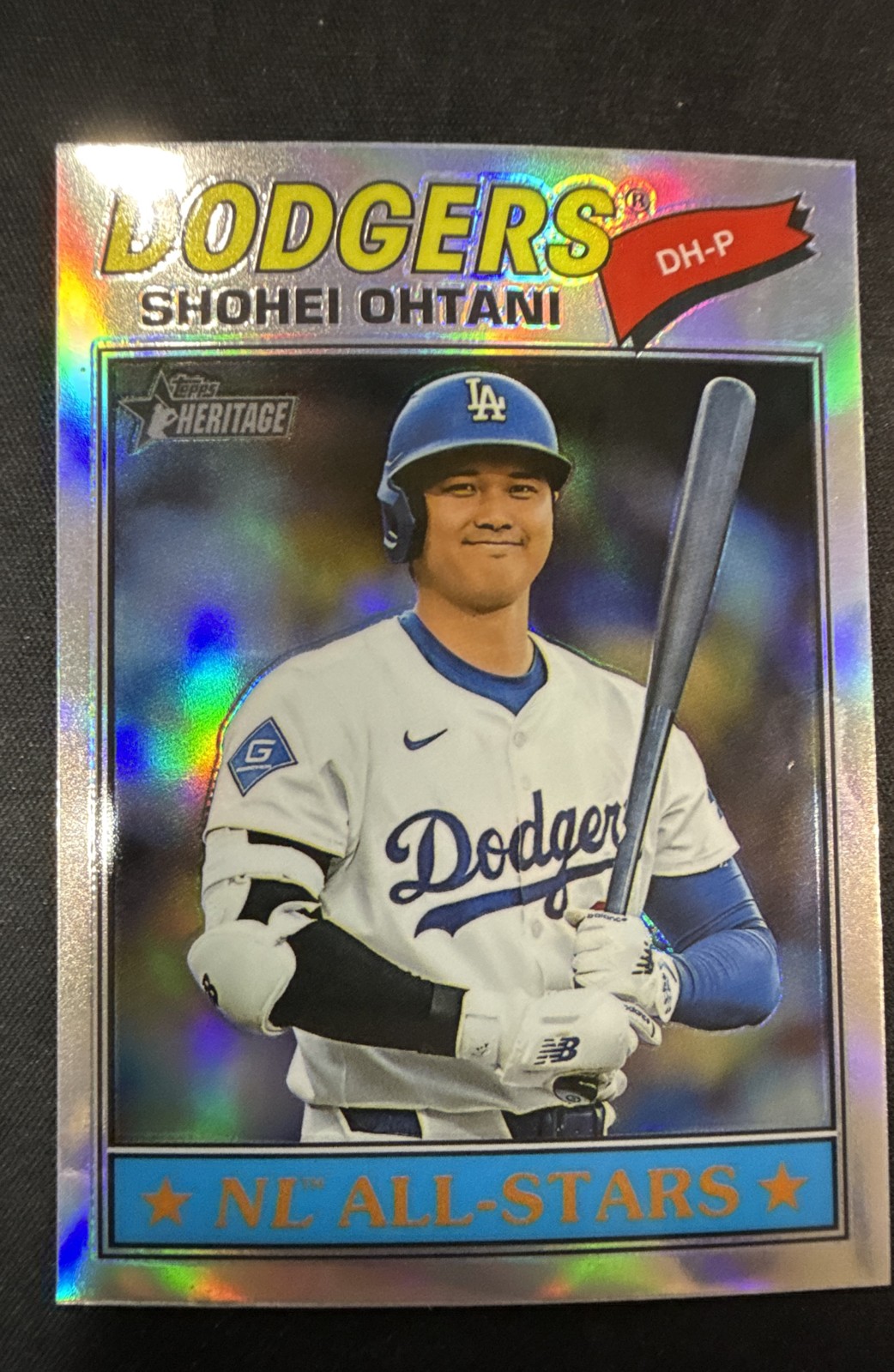 Shohei Ohtani 2024 Topps Heritage Holofoil Holofoil - Trading Card Image