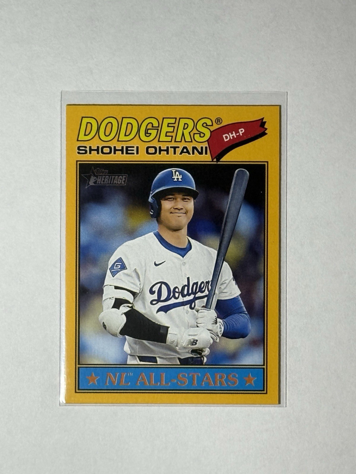 Shohei Ohtani - Dodgers Heritage NL All-Stars NL All-Stars Insert - Trading Card Image