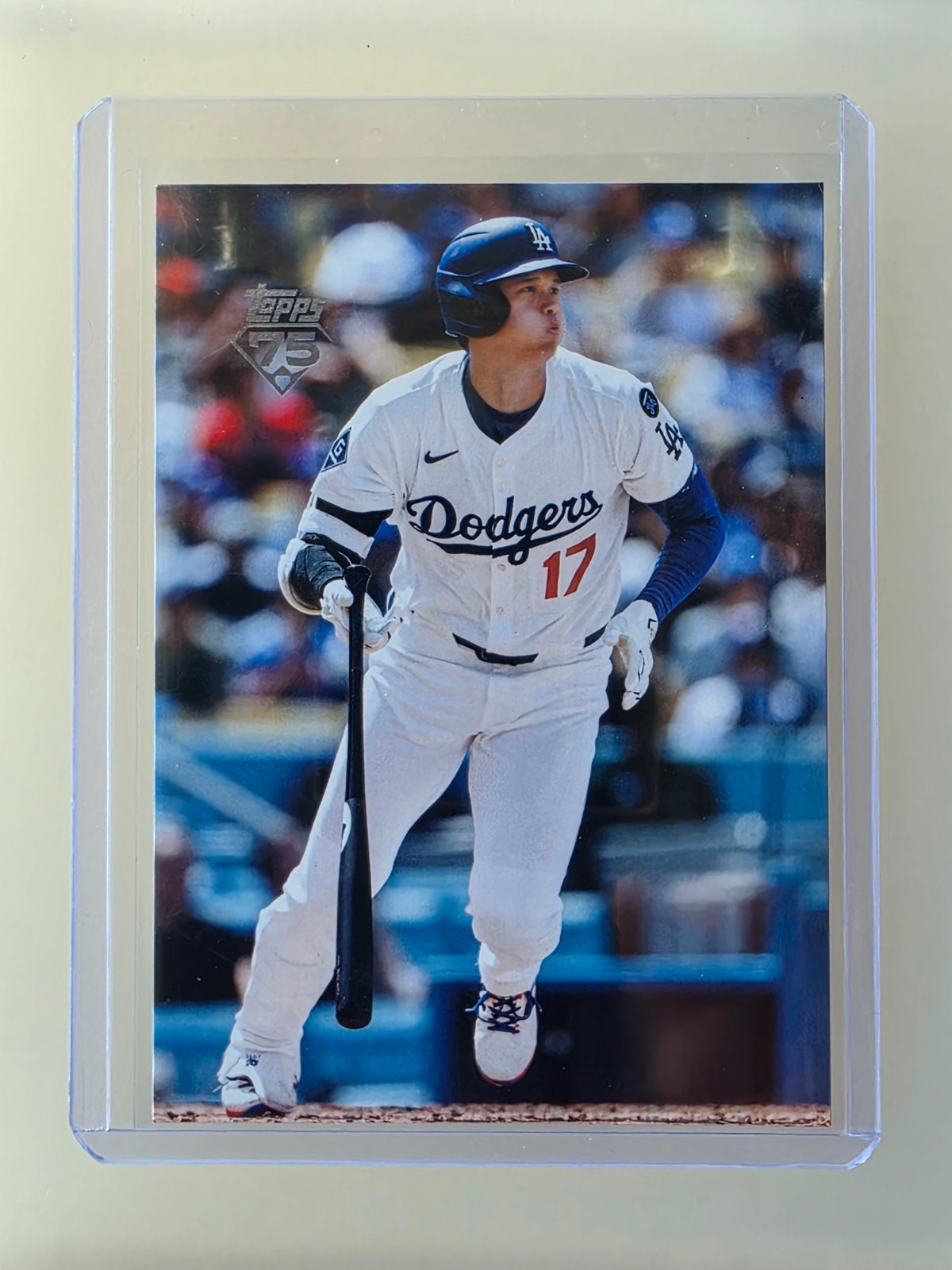 Shohei Ohtani 2024 Topps 75th Anniversary Parallel 75th Anniversary Parallel - Trading Card Image