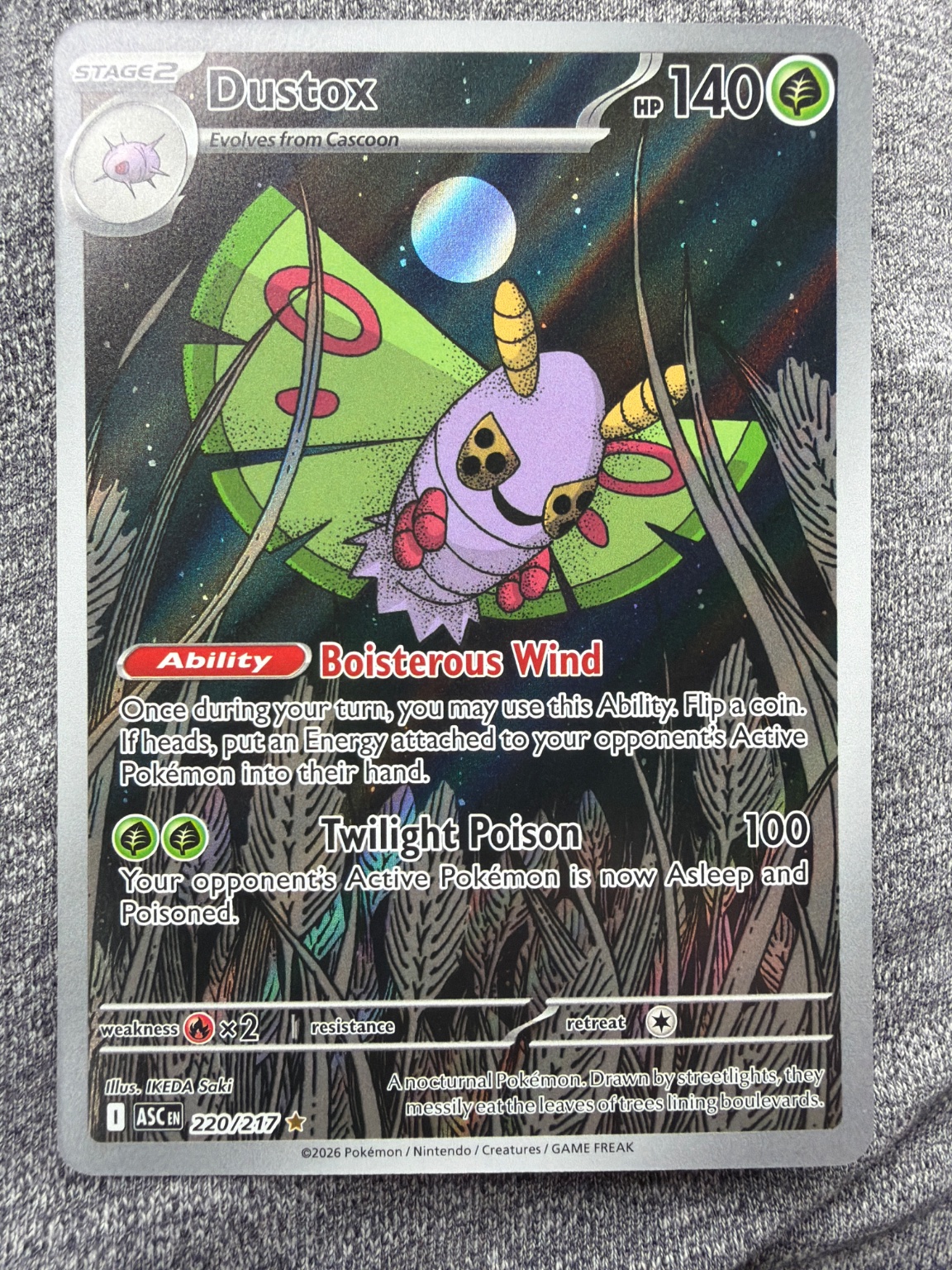 Dustox Illustration Rare - Trading Card Image