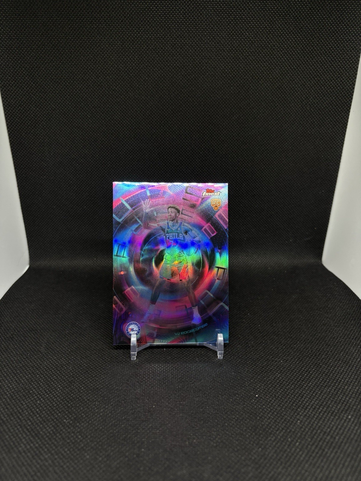 V.J. Edgecombe 2024 Topps Finest Rookie Card Refractor Refractor - Trading Card Image