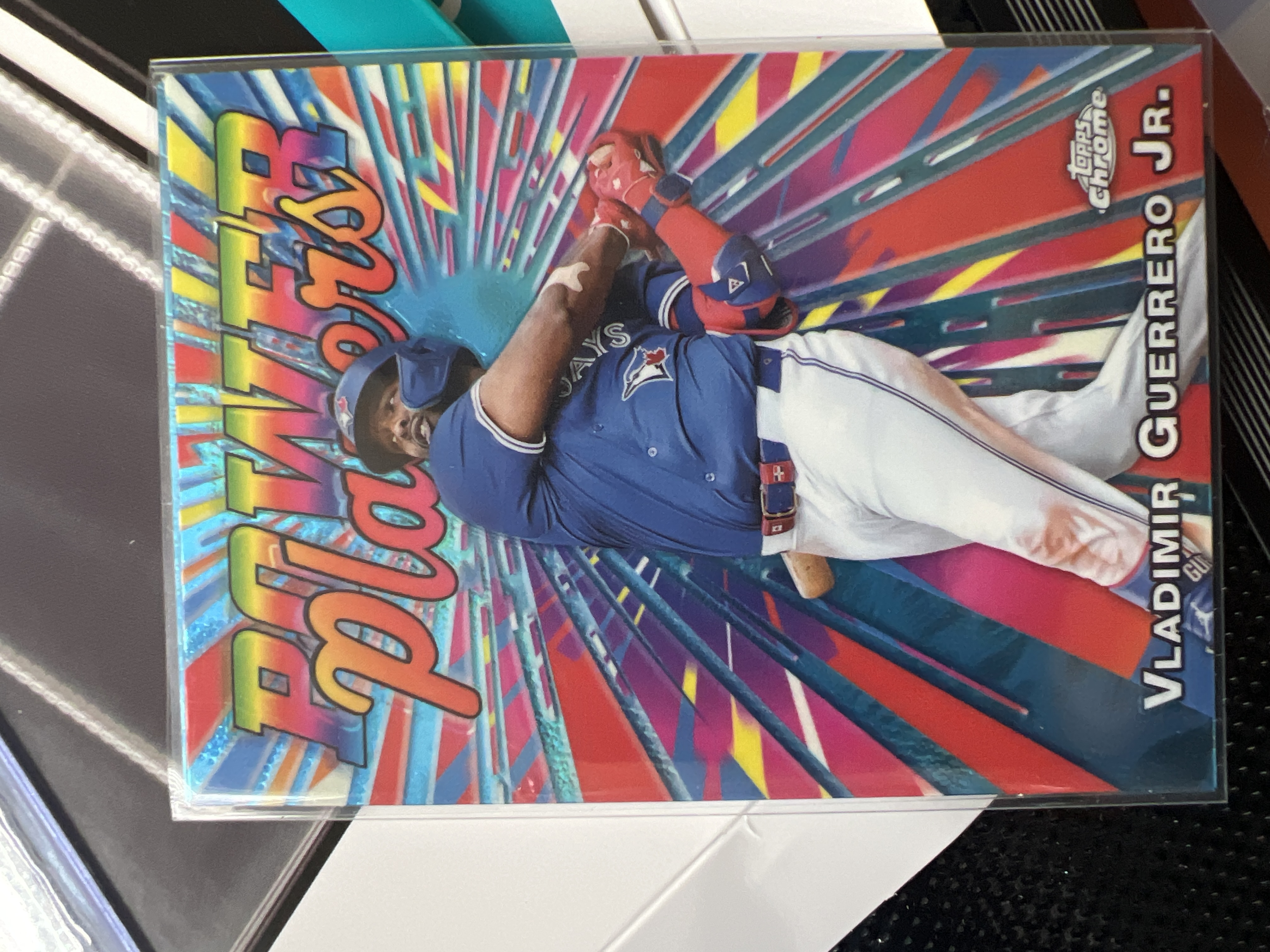 Vladimir Guerrero Jr. Playmakers Insert Playmakers Insert Near Mint - Trading Card Image