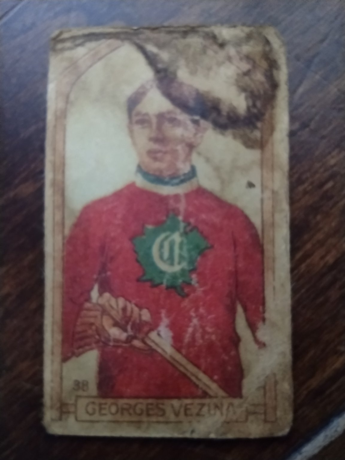 1911-12 C55 Imperial Tobacco Georges Vezina Base - Trading Card Image