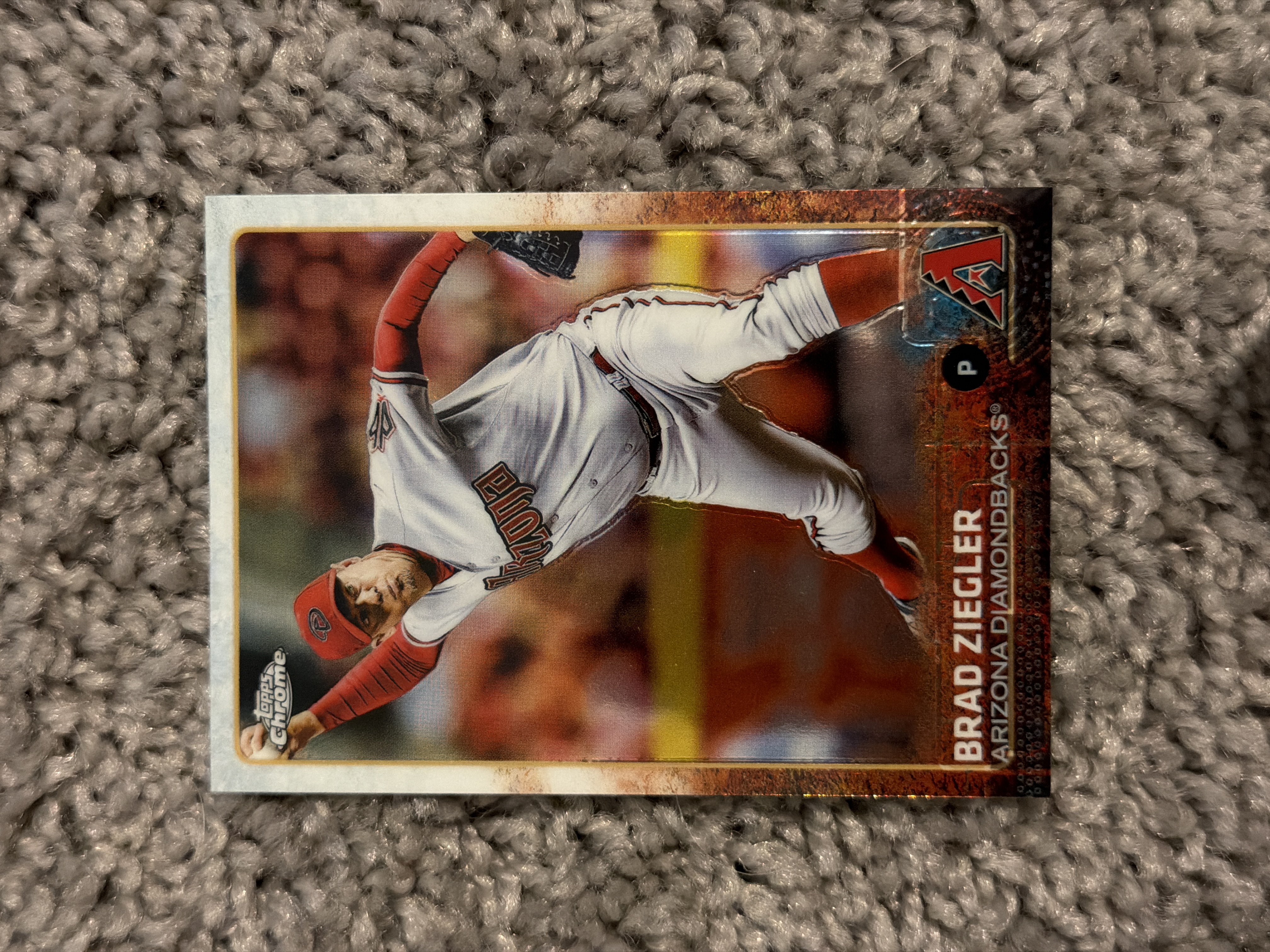 Brad Ziegler - Arizona Diamondbacks Base - Trading Card Image