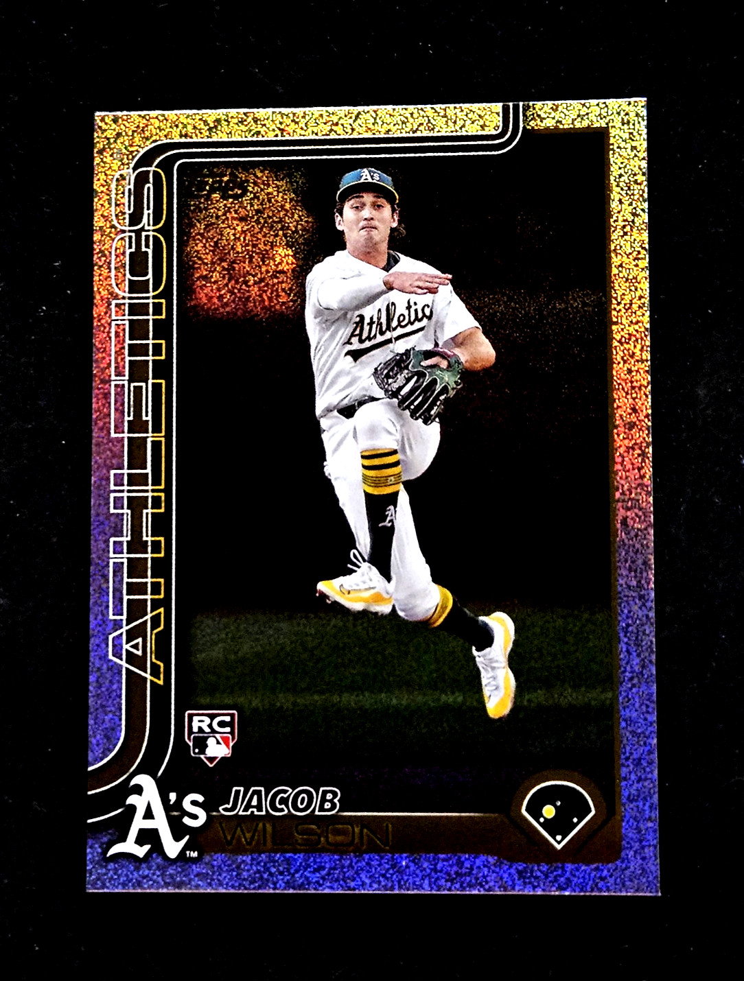 Jacob Wilson Rookie Card Gold Logofractor Gold Logofractor - Trading Card Image