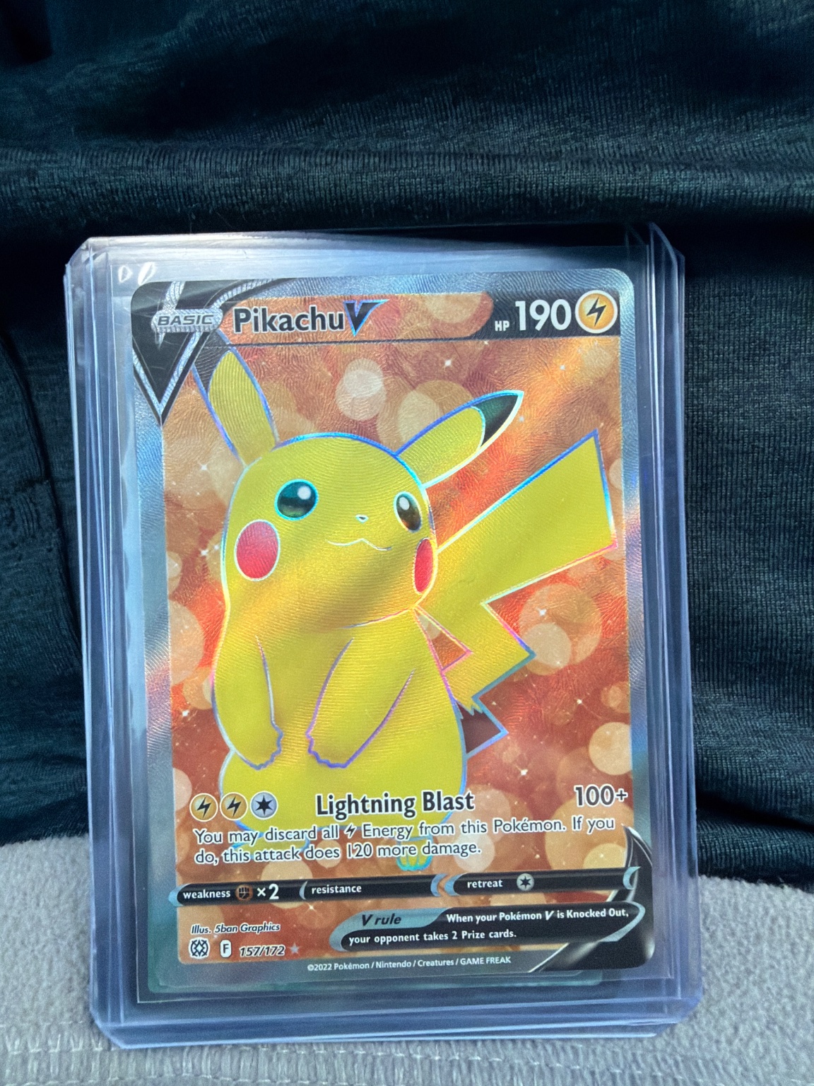 Pikachu V Full Art - Trading Card Image