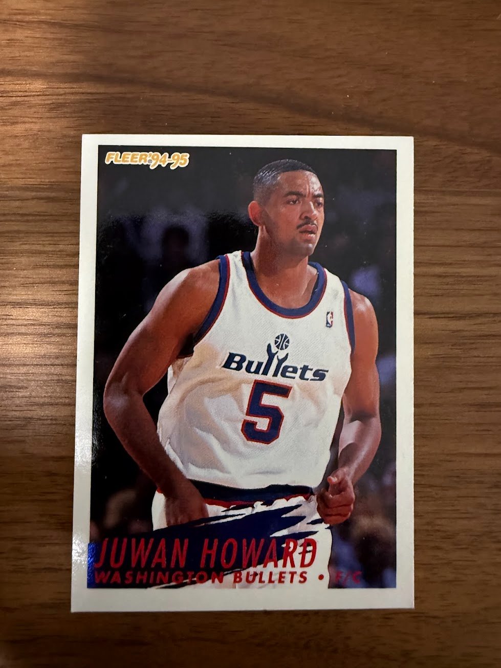 Juwan Howard 1994-95 Fleer #381 Base - Trading Card Image