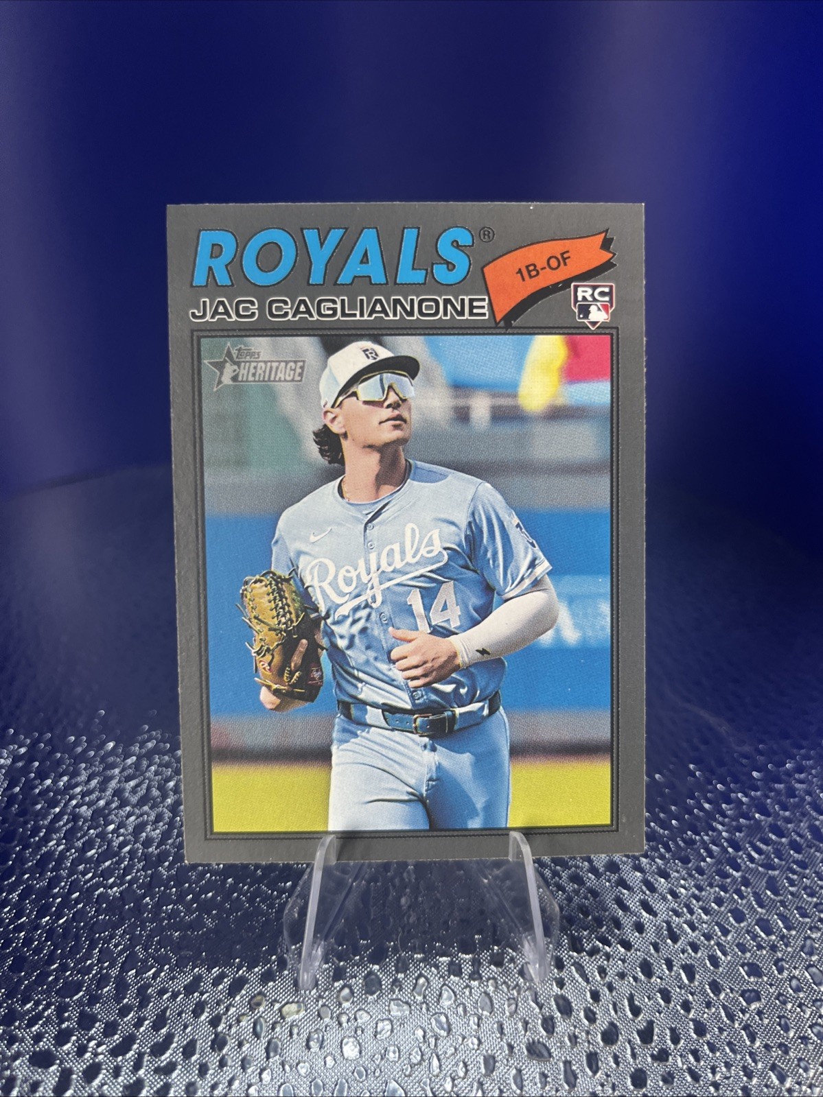 Jac Caglianone 2025 Topps Heritage Base Rookie Card Base - Trading Card Image