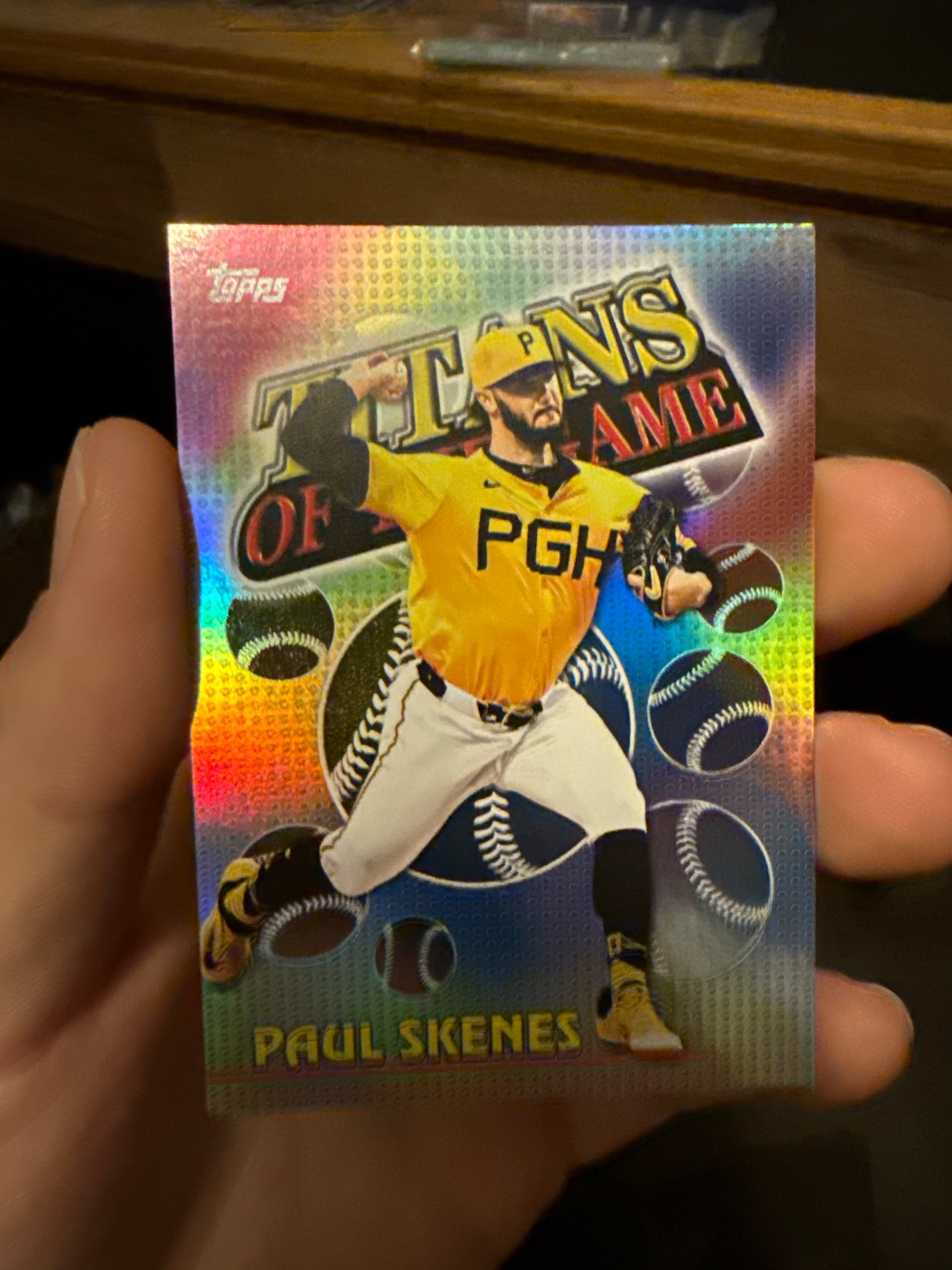 Paul Skenes - Titans of Game Rainbow Foil (Titans of Game Insert) - Trading Card Image