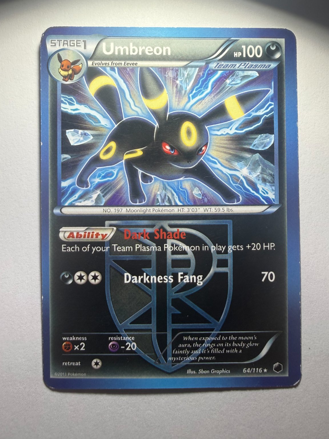 Umbreon Holo - Trading Card Image