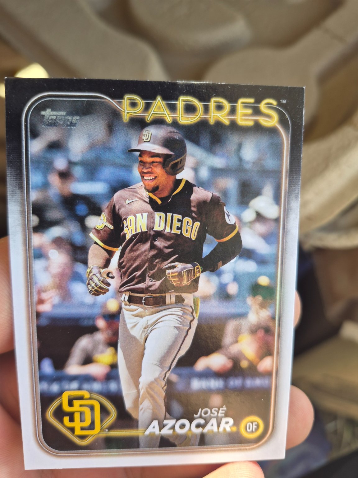 José Azócar 2024 Topps Series 1 Base Card Base - Trading Card Image