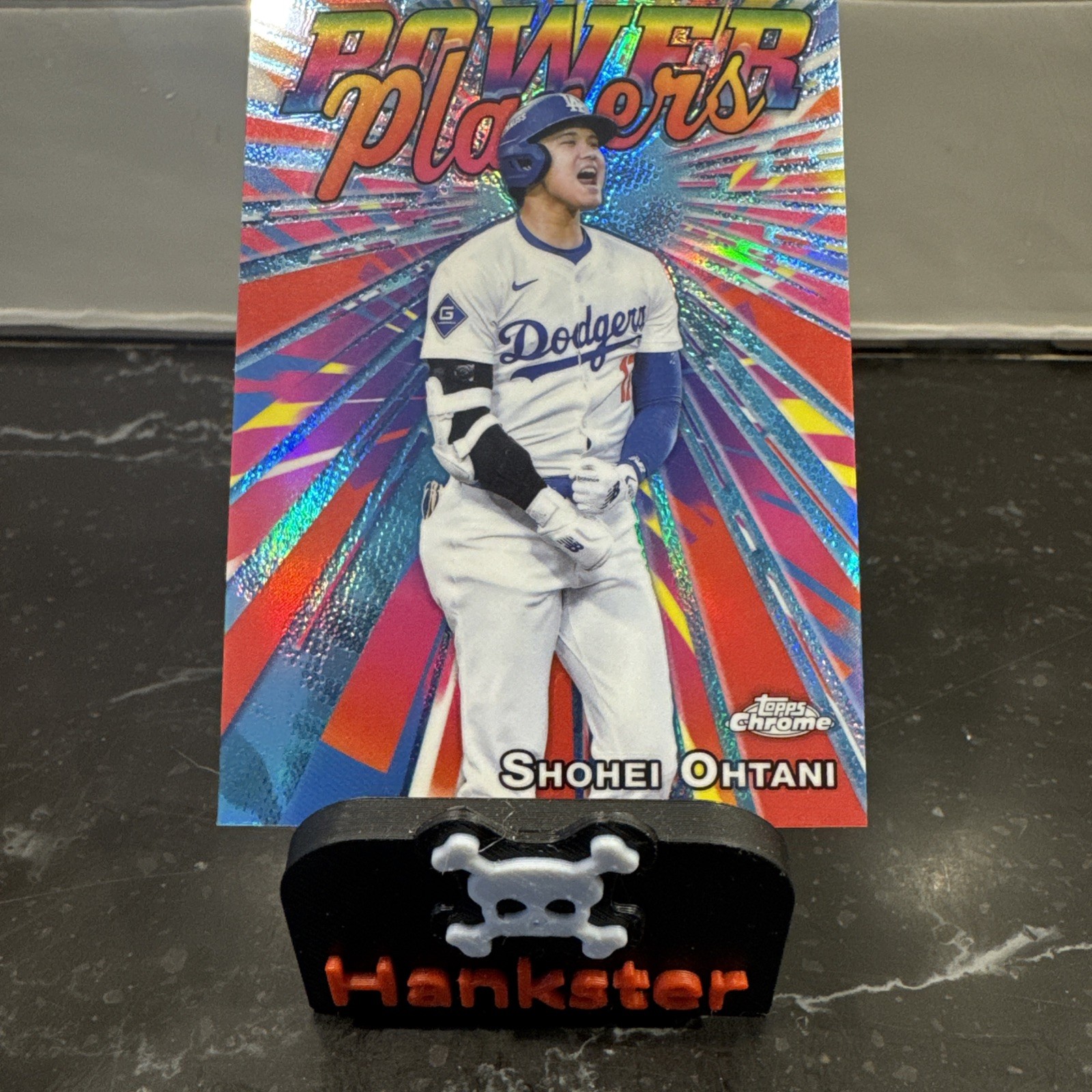 Shohei Ohtani Power Players Insert Refractor - Trading Card Image
