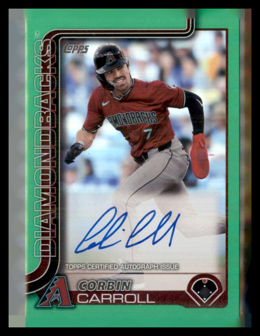 Corbin Carroll - Green Border Green Border - Trading Card Image