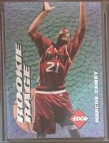 Marcus Camby 1997-98 Metal Universe Rookie Rage #RR1 Rookie Rage Insert - Trading Card Image
