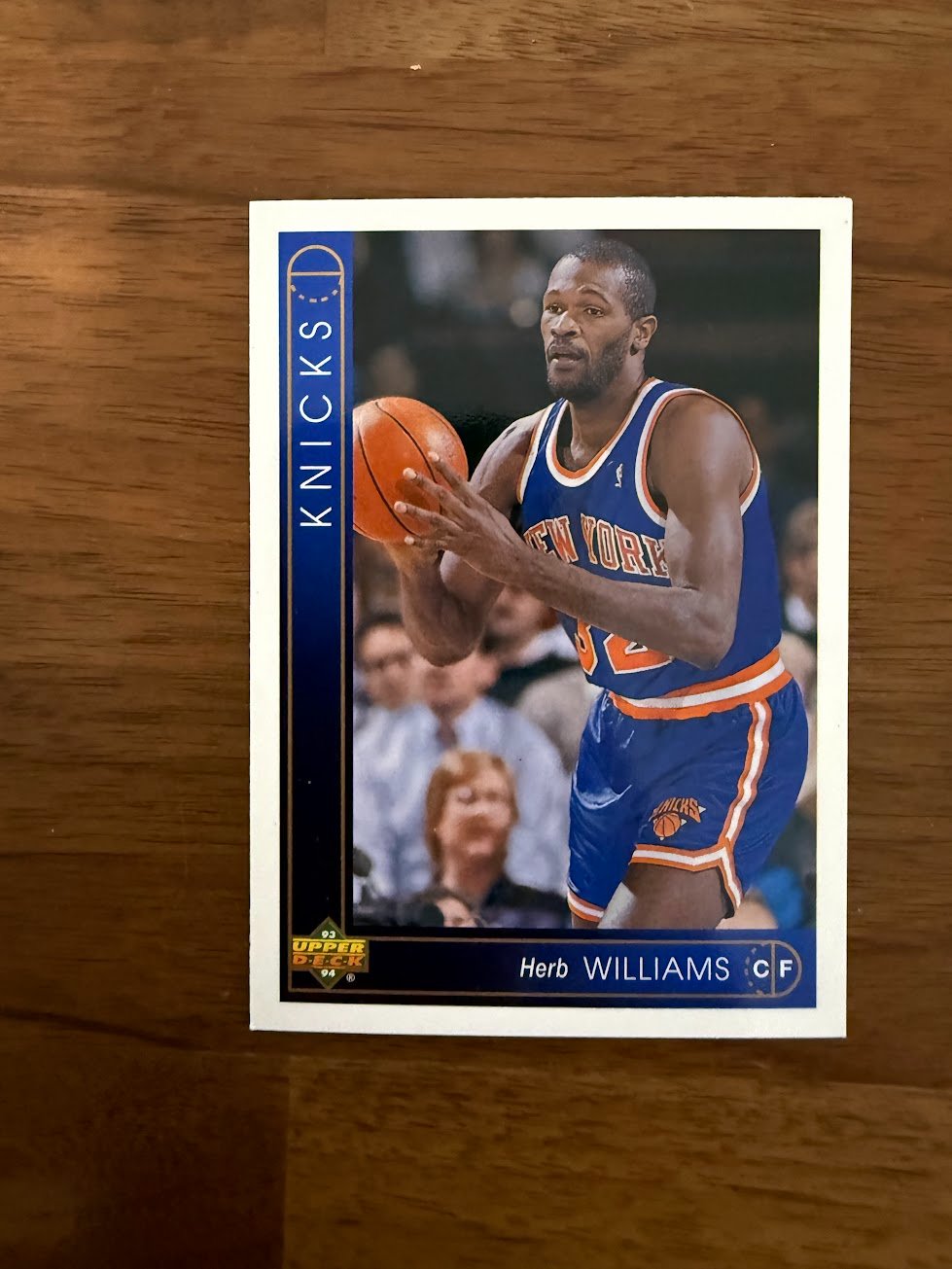 Herb Williams Base - Trading Card Image